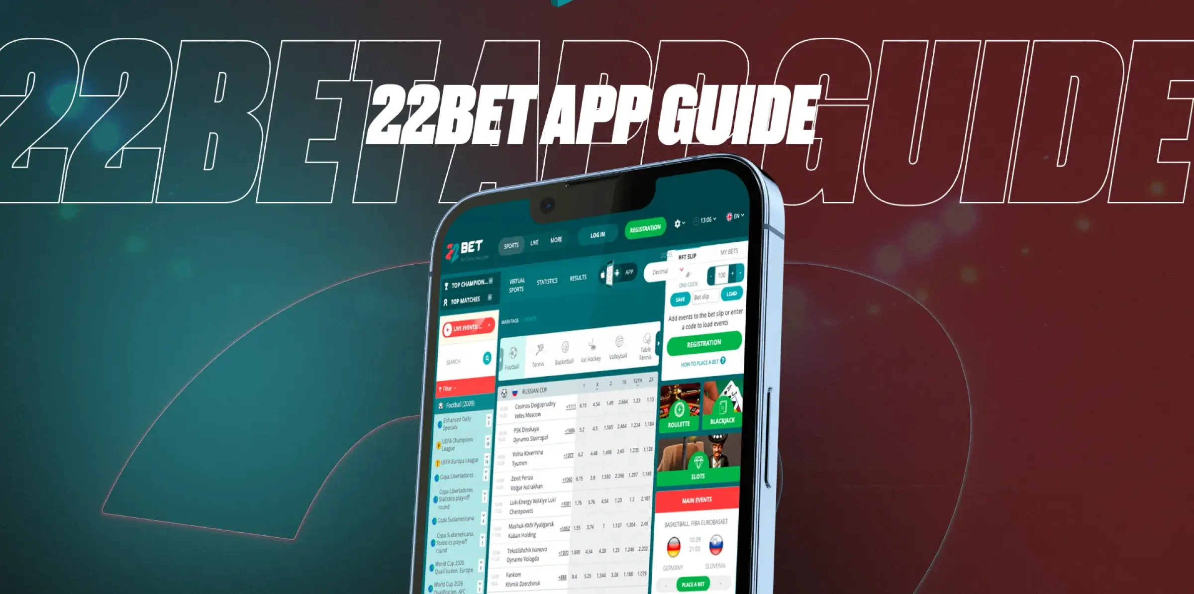 22Bet Mobile Version